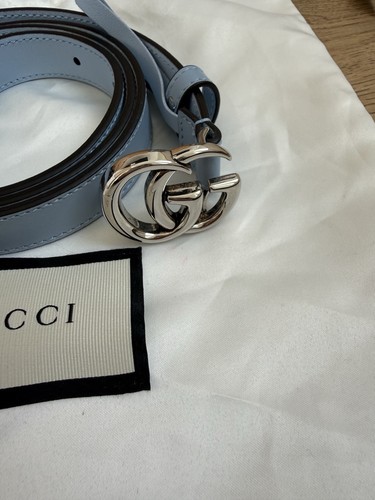 Gucci logo belt - gucci, blue