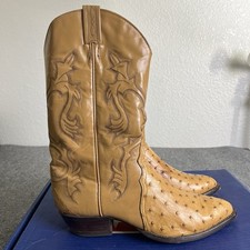 Tony Lama Ostrich Cowboy Boots