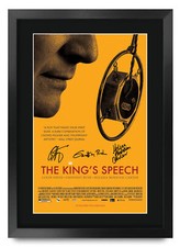 The King's Speech Colin Firth Printed A3 Poster Framed Picture for Movie Fan