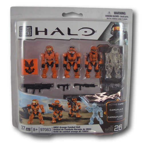 Halo mega bloks unsc orange - bloks,
