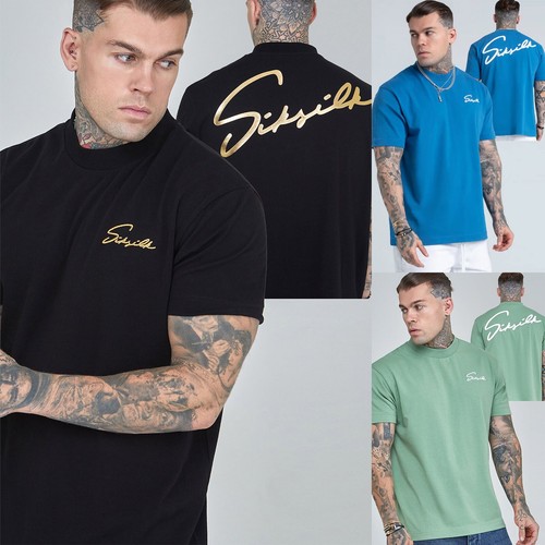 Sik silk mens script shirt - sik,