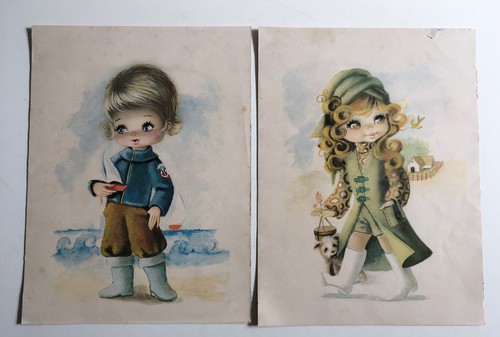 Beautiful vintage big eyed - big,