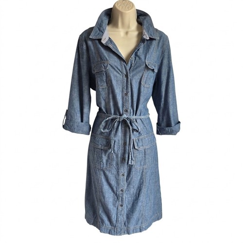 Denim midi dress dickins - denim, &