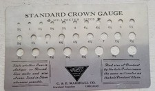 I’m selling this used vintage Pocket Watch case crown gauge