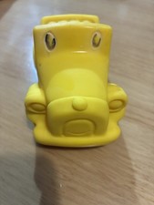 Vintage 80s yellow squeaky toy