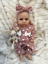 19” New 100% Full Silicone Reborn Doll - Weighted Newborn Girl - Soft - Flexi 