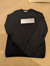 Mens Valentino Black Cotton