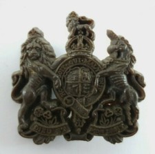 WW2 British General Service Corps Regiment Plastic Economy Cap  Badge -