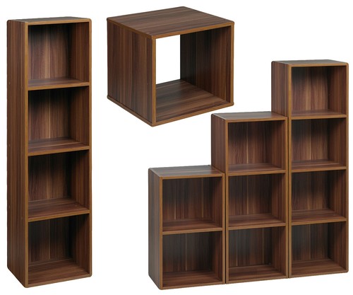Wooden bookcase 4 cube - 2,