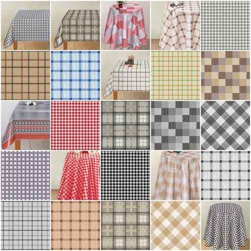 Gingham check tablecloth wipe - gingham,