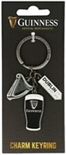 Guinness Keyring with Dublin