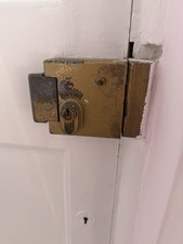 Old Vintage Banham Lock Door