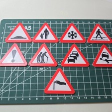 Road signs toy - road, printed