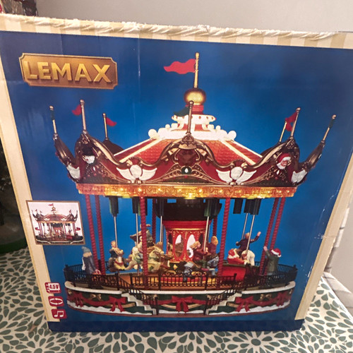 Lemax carousel fairground ride - carousel,