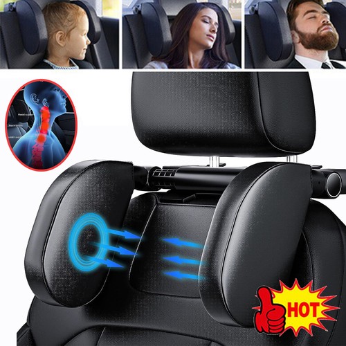 Adjustable car seat headrest - car,