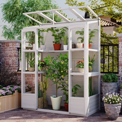 Walk wooden greenhouse 78 - wooden,