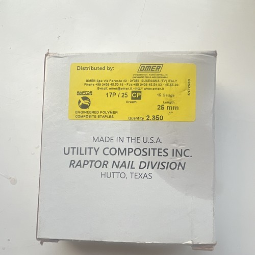 Raptor finish nails - finish,