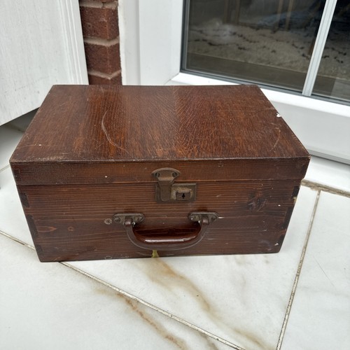 Vintage wooden storage
