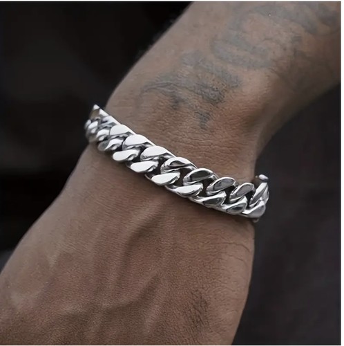 Stainless steel cuban link - cuban,