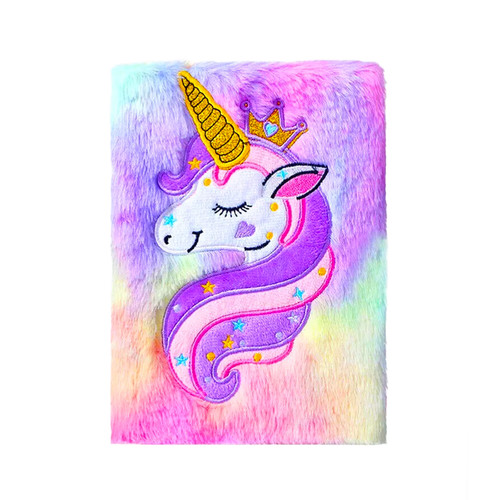 Girls diary notebook - notebook, plush
