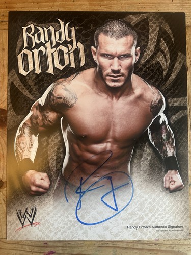 Randy orton signed 11x14 - randy,