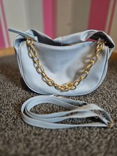 Pale Blue Shoulder Bag With