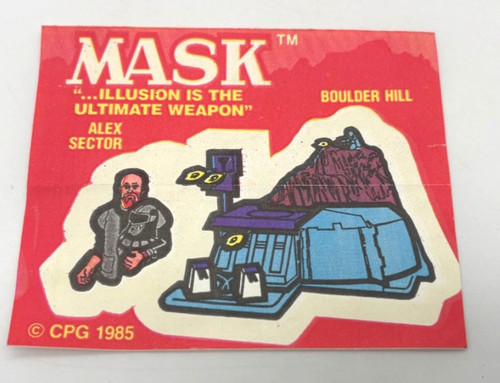 Mask kenner orange sticker - mask,