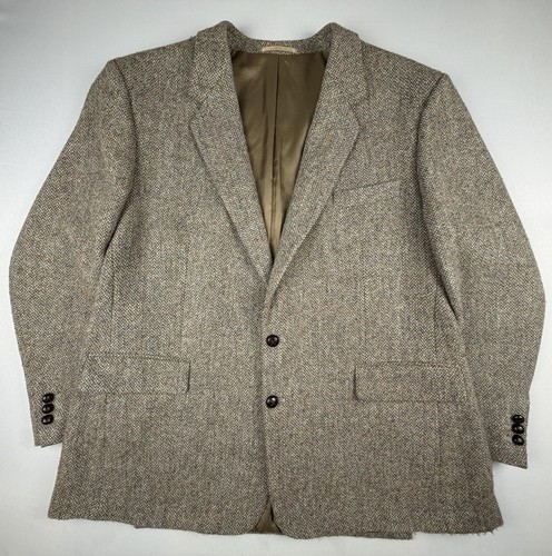 Harris tweed sport coat blazer - tweed,