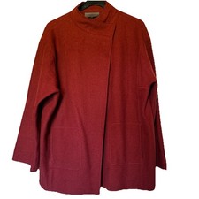 Fabulous New Jaeger 100% Soft Virgin Wool Ladies Coat UK 18