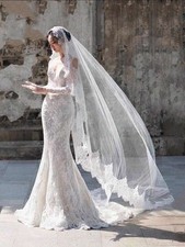 UK 3M 2M Soft Lace Wedding