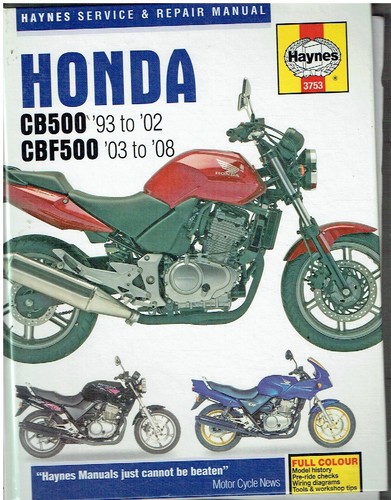 Honda cb500 cb500s - honda, ('93-'02)