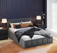 Vanita Double Fabric Ottoman