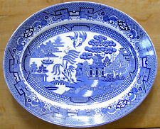Swinnertons Vintage Blue 'Old Willow' Pattern Oval Platter/Plate 29 cm x 23 cm