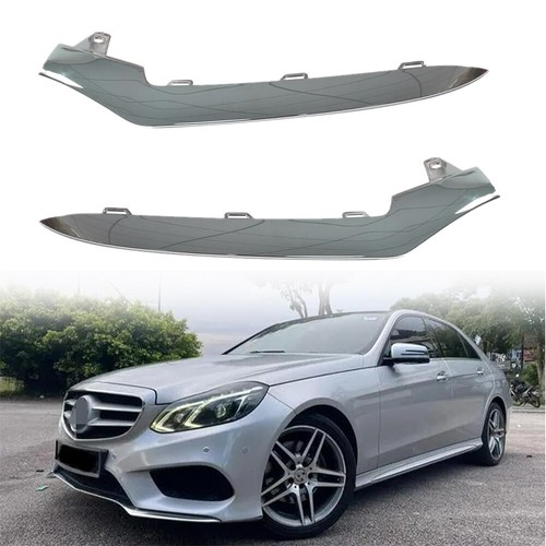 1pair front bumper chrome trim - front,