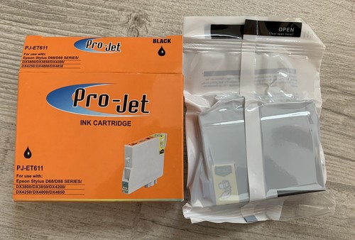 Pro jet black ink cartridge - black,