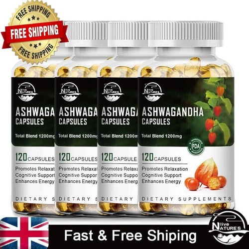 Ashwagandha ksm 1200mg 120 - 1200mg,