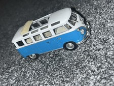 Diecast Maisto Volkswagen Van Samba Bus Blue 1:25 #211