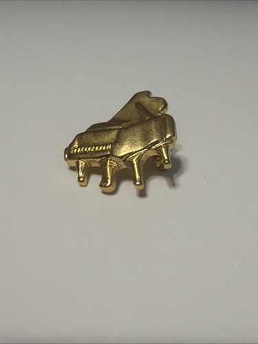Vintage baby grand piano gold - vintage,