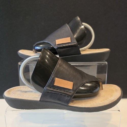 Wrangler black leather toe - black,