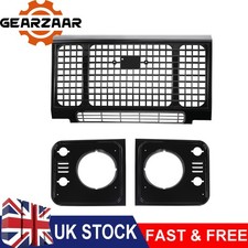 Heritage Style Front Grille Kit For Land Rover Defender 90 110 Headlamp Surround