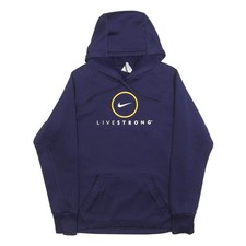 NIKE Mens Navy Blue Livestrong