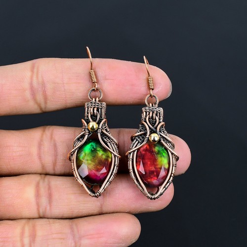 Ammolite gemstones handmade - ammolite,