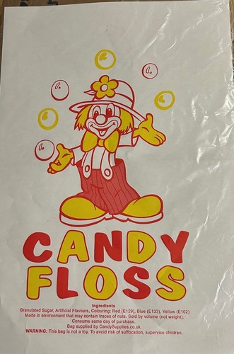 1000 candy floss bags - candy,