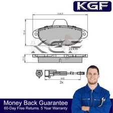 KGF Front Rear Brake Pads Set
