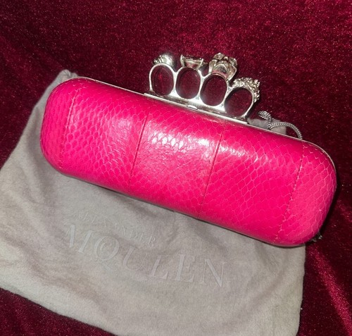 Alexander mcqueen pink python - mcqueen,