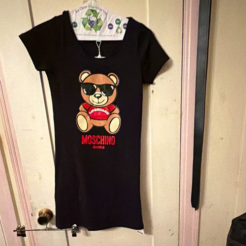 Moschino swim black teddy bear - moschino,