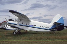 35mm Aircraft Slide Antonov An-2 HA-MKE Air Foyle White Waltham 1997