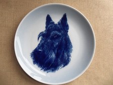 Vintage Hundeplatte  Scottish