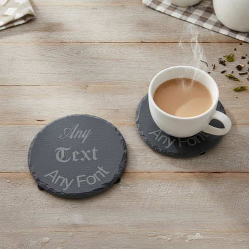 Set personalised slate - of, 4,