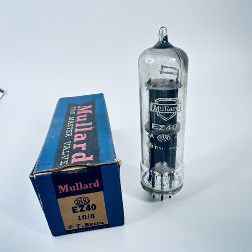 Ez40 mullard metal base nos - mullard,
